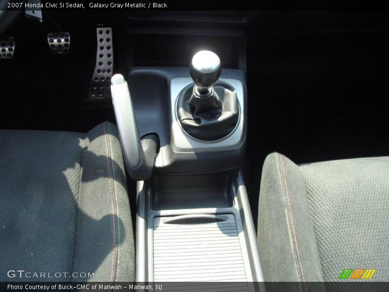 Galaxy Gray Metallic / Black 2007 Honda Civic Si Sedan