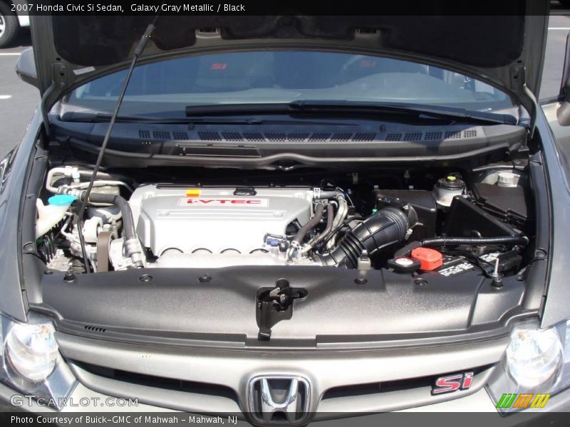 Galaxy Gray Metallic / Black 2007 Honda Civic Si Sedan
