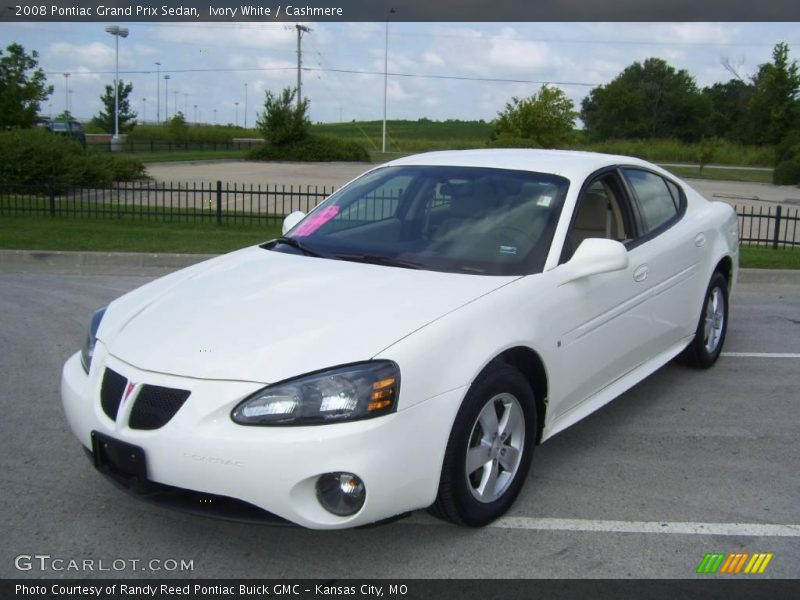 Ivory White / Cashmere 2008 Pontiac Grand Prix Sedan