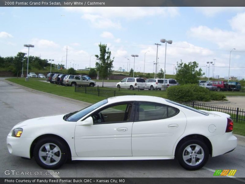 Ivory White / Cashmere 2008 Pontiac Grand Prix Sedan