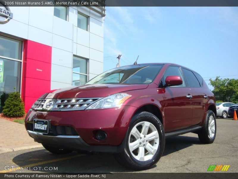 Merlot Pearl / Cafe Latte 2006 Nissan Murano S AWD