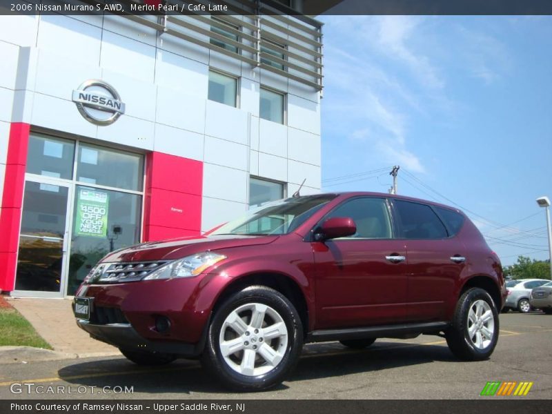 Merlot Pearl / Cafe Latte 2006 Nissan Murano S AWD