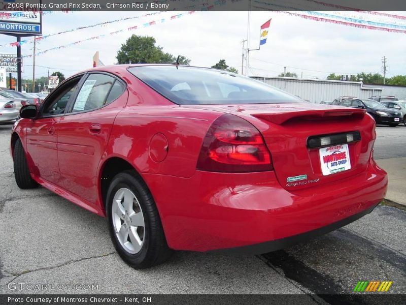 Crimson Red / Ebony 2008 Pontiac Grand Prix Sedan