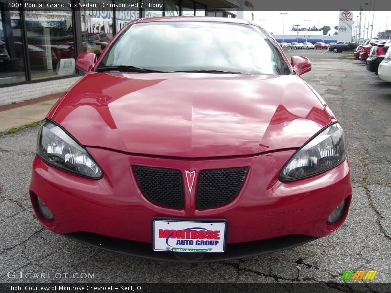 Crimson Red / Ebony 2008 Pontiac Grand Prix Sedan