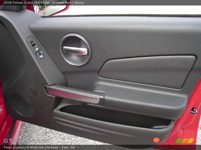 Crimson Red / Ebony 2008 Pontiac Grand Prix Sedan