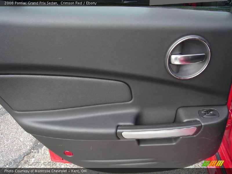 Crimson Red / Ebony 2008 Pontiac Grand Prix Sedan