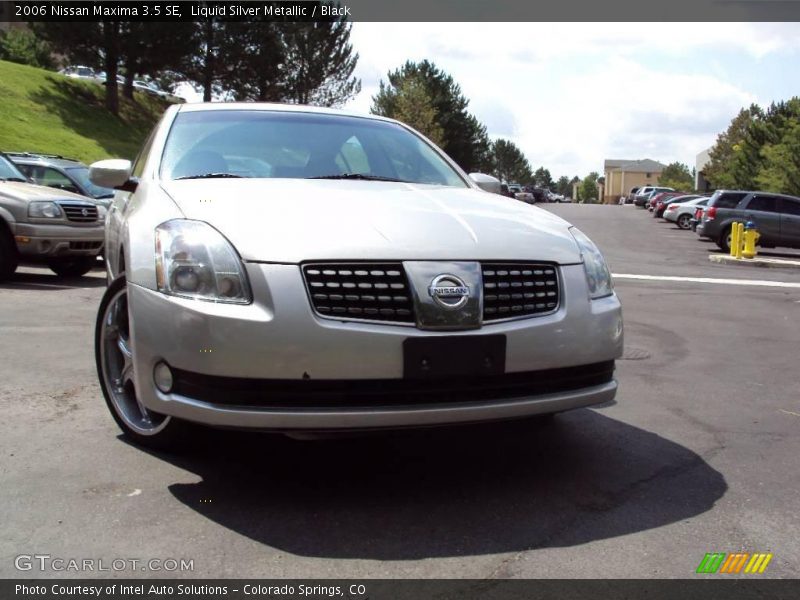 Liquid Silver Metallic / Black 2006 Nissan Maxima 3.5 SE