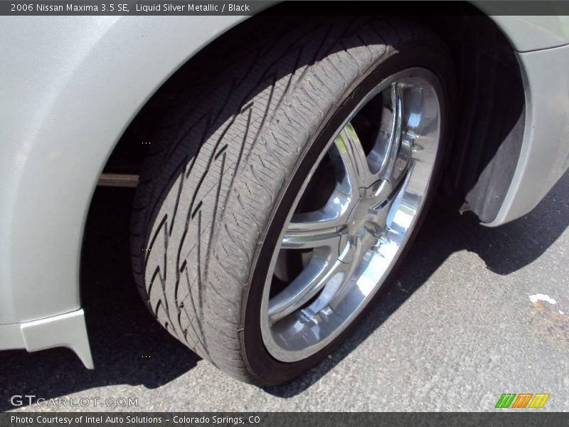 Liquid Silver Metallic / Black 2006 Nissan Maxima 3.5 SE