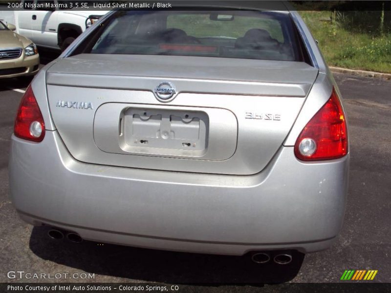 Liquid Silver Metallic / Black 2006 Nissan Maxima 3.5 SE