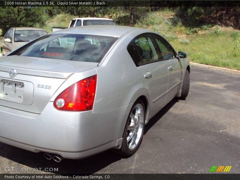 Liquid Silver Metallic / Black 2006 Nissan Maxima 3.5 SE