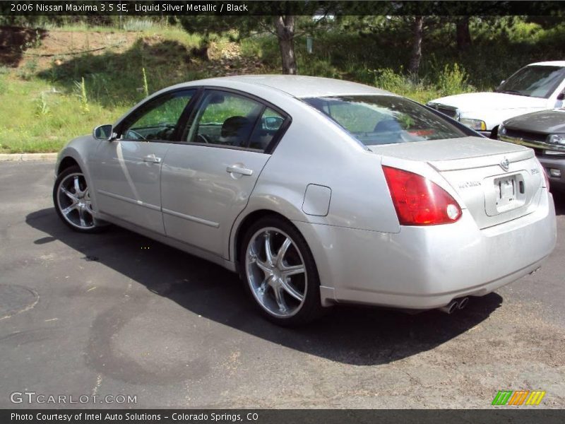 Liquid Silver Metallic / Black 2006 Nissan Maxima 3.5 SE