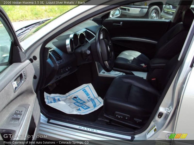 Liquid Silver Metallic / Black 2006 Nissan Maxima 3.5 SE