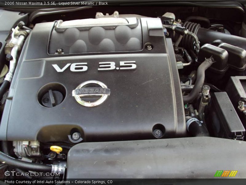 Liquid Silver Metallic / Black 2006 Nissan Maxima 3.5 SE