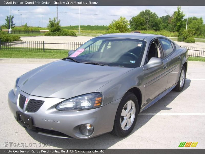 Shadow Gray Metallic / Ebony 2008 Pontiac Grand Prix Sedan