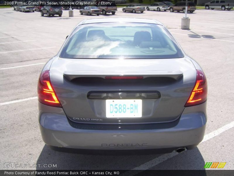 Shadow Gray Metallic / Ebony 2008 Pontiac Grand Prix Sedan