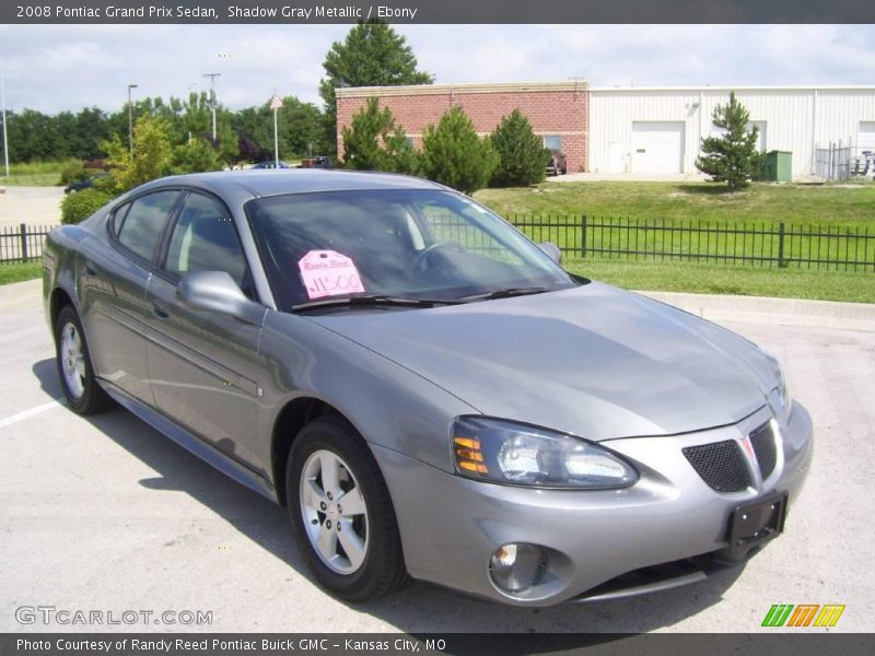 Shadow Gray Metallic / Ebony 2008 Pontiac Grand Prix Sedan