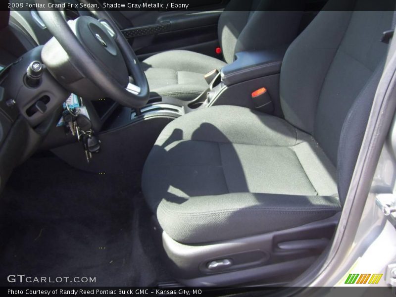 Shadow Gray Metallic / Ebony 2008 Pontiac Grand Prix Sedan