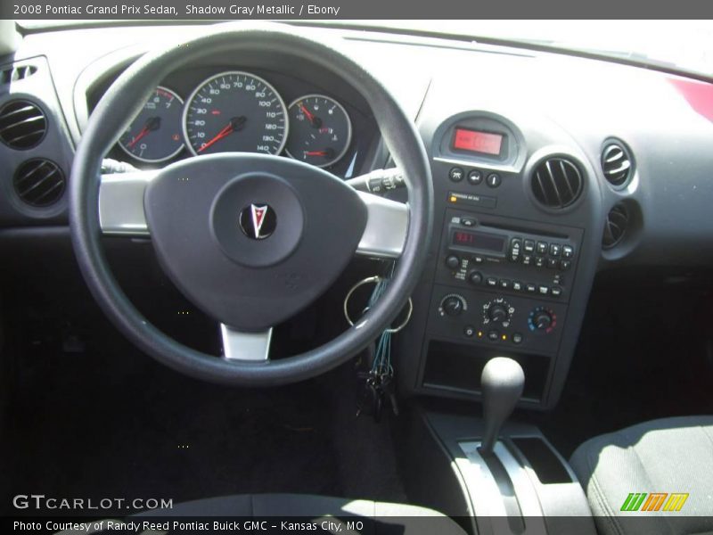 Shadow Gray Metallic / Ebony 2008 Pontiac Grand Prix Sedan