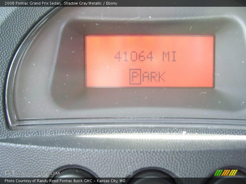 Shadow Gray Metallic / Ebony 2008 Pontiac Grand Prix Sedan