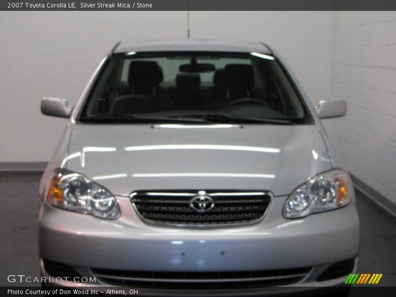 Silver Streak Mica / Stone 2007 Toyota Corolla LE