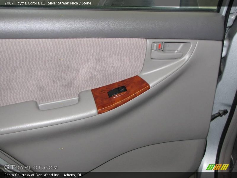 Silver Streak Mica / Stone 2007 Toyota Corolla LE
