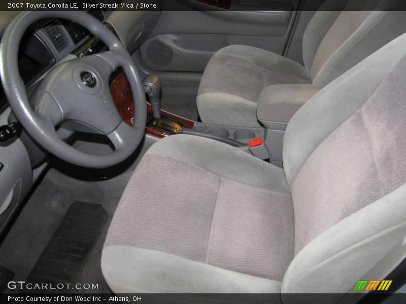 Silver Streak Mica / Stone 2007 Toyota Corolla LE