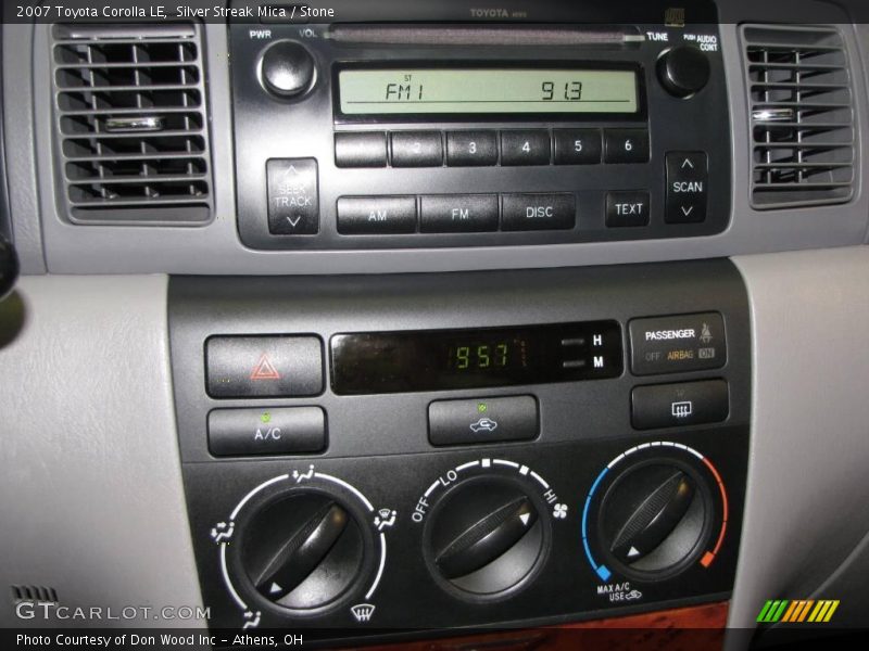 Silver Streak Mica / Stone 2007 Toyota Corolla LE