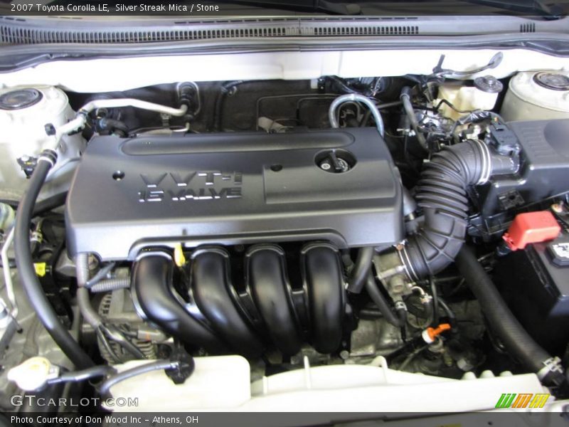 Silver Streak Mica / Stone 2007 Toyota Corolla LE