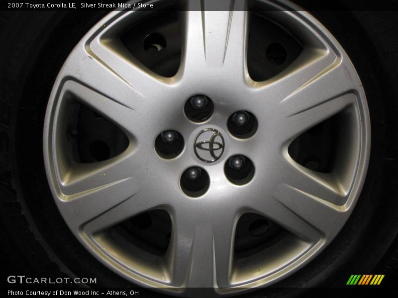Silver Streak Mica / Stone 2007 Toyota Corolla LE