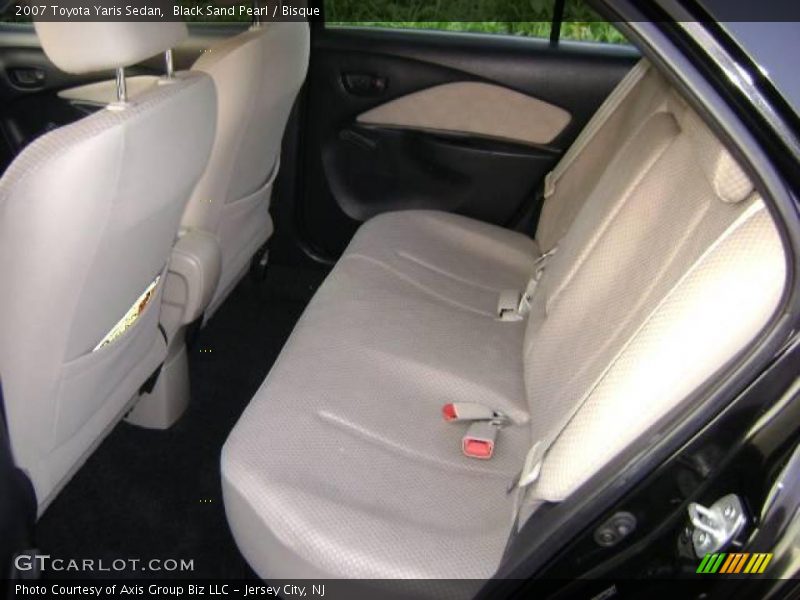 Black Sand Pearl / Bisque 2007 Toyota Yaris Sedan