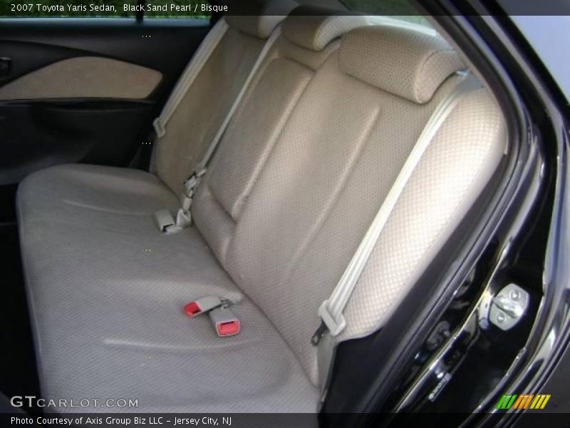 Black Sand Pearl / Bisque 2007 Toyota Yaris Sedan