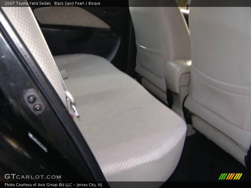 Black Sand Pearl / Bisque 2007 Toyota Yaris Sedan