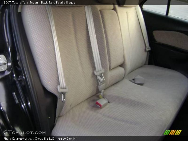Black Sand Pearl / Bisque 2007 Toyota Yaris Sedan