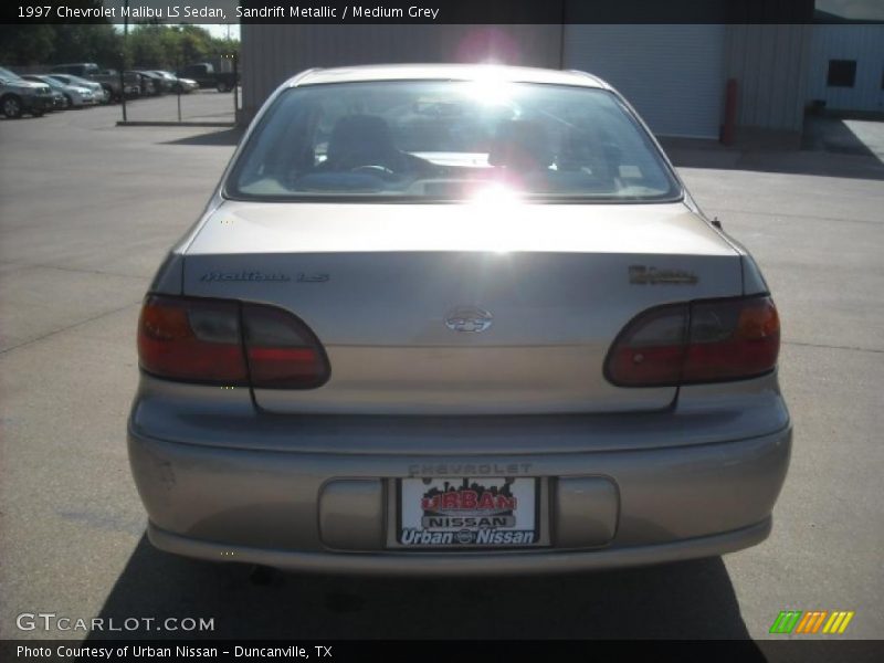 Sandrift Metallic / Medium Grey 1997 Chevrolet Malibu LS Sedan