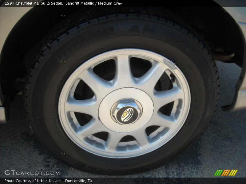 Sandrift Metallic / Medium Grey 1997 Chevrolet Malibu LS Sedan