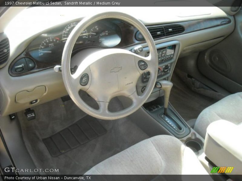 Sandrift Metallic / Medium Grey 1997 Chevrolet Malibu LS Sedan