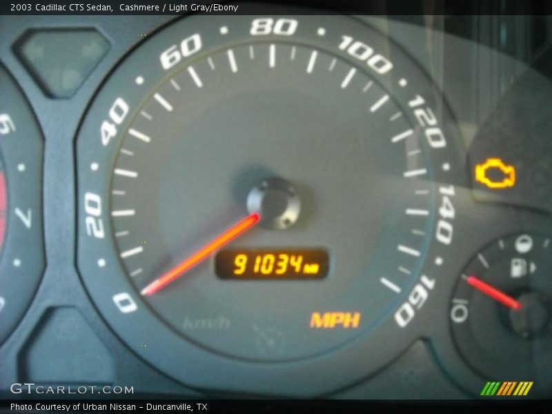 Cashmere / Light Gray/Ebony 2003 Cadillac CTS Sedan