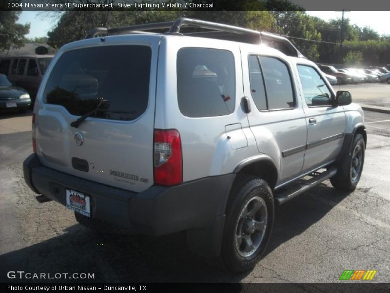 Silver Lightning Metallic / Charcoal 2004 Nissan Xterra SE Supercharged
