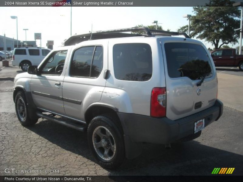 Silver Lightning Metallic / Charcoal 2004 Nissan Xterra SE Supercharged