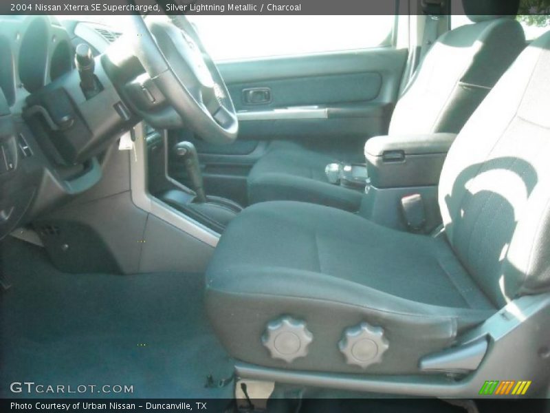 Silver Lightning Metallic / Charcoal 2004 Nissan Xterra SE Supercharged