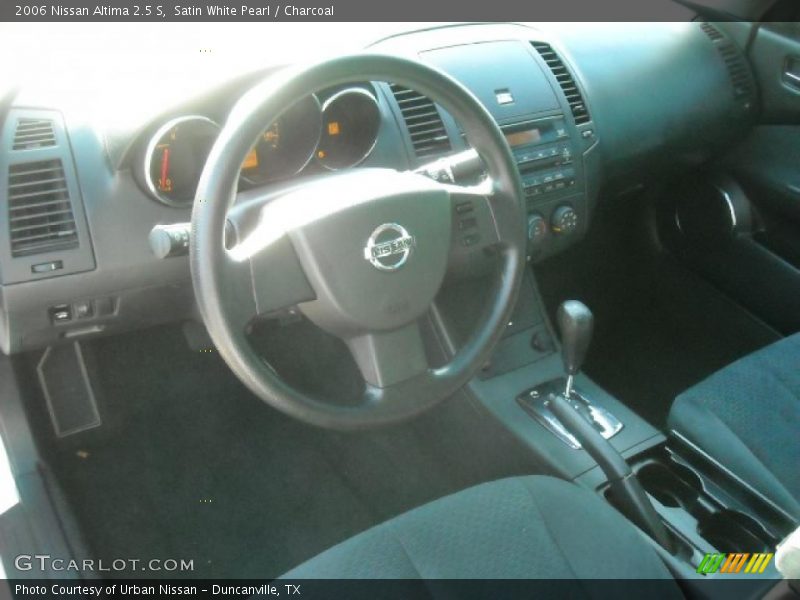 Satin White Pearl / Charcoal 2006 Nissan Altima 2.5 S