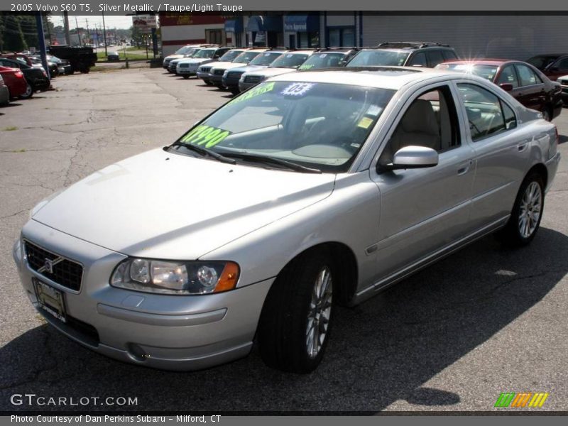 Silver Metallic / Taupe/Light Taupe 2005 Volvo S60 T5