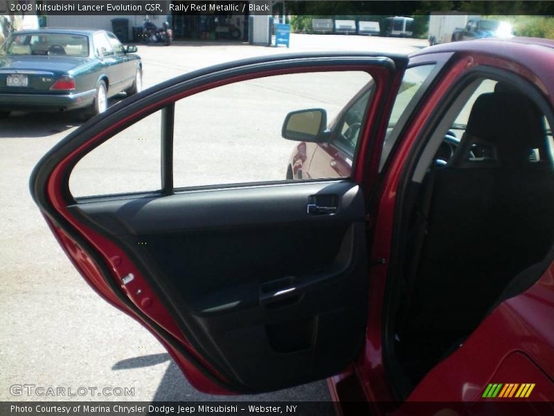 Rally Red Metallic / Black 2008 Mitsubishi Lancer Evolution GSR