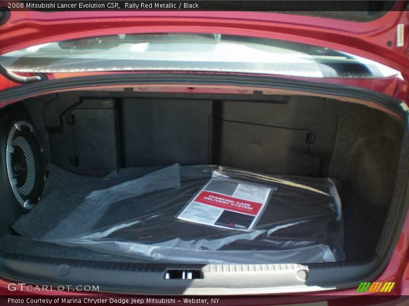 Rally Red Metallic / Black 2008 Mitsubishi Lancer Evolution GSR