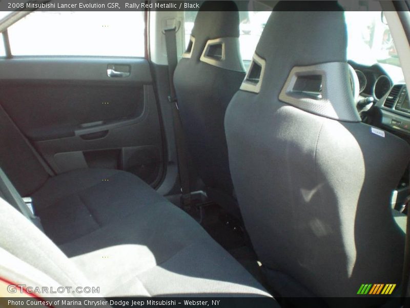 Rally Red Metallic / Black 2008 Mitsubishi Lancer Evolution GSR