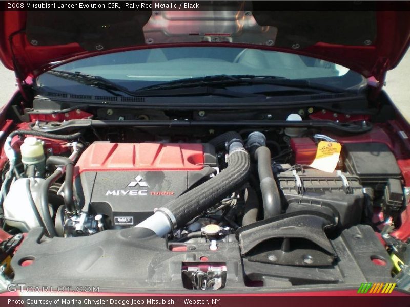 Rally Red Metallic / Black 2008 Mitsubishi Lancer Evolution GSR