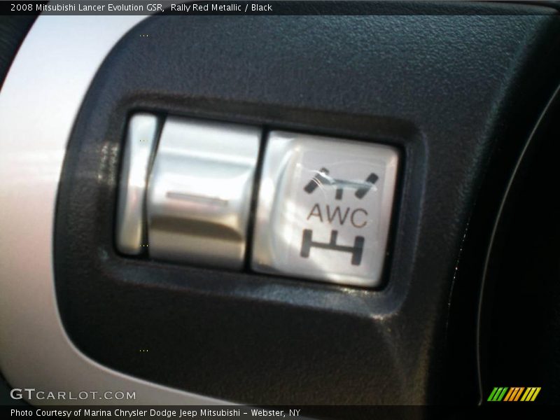 Rally Red Metallic / Black 2008 Mitsubishi Lancer Evolution GSR