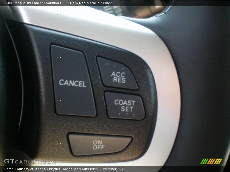 Rally Red Metallic / Black 2008 Mitsubishi Lancer Evolution GSR