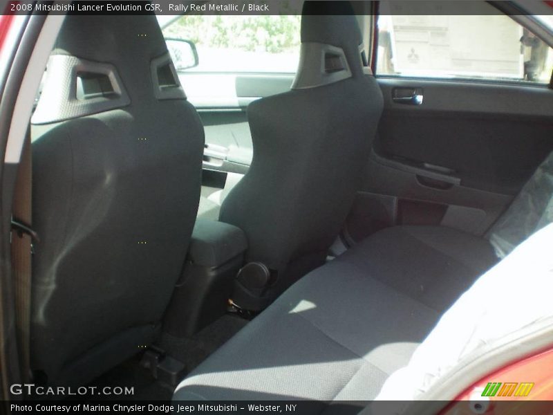 Rally Red Metallic / Black 2008 Mitsubishi Lancer Evolution GSR