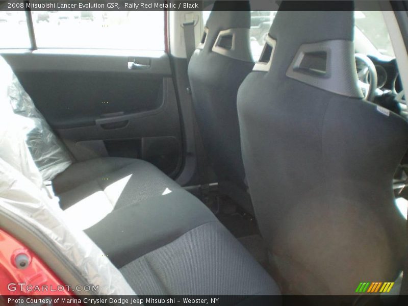 Rally Red Metallic / Black 2008 Mitsubishi Lancer Evolution GSR
